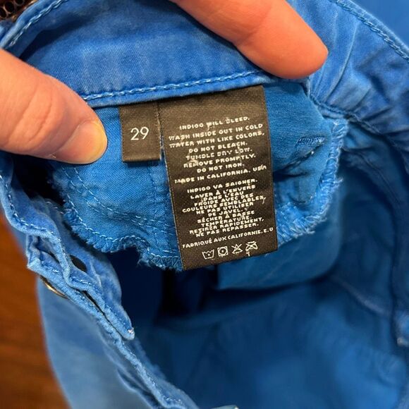 J Brand Breakwater Bright Blue Capri Ankle Pants Women’s US 29 - Picture 10 of 10